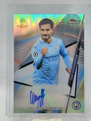 2020-2021 Topps Finest UEFA UCL Ilkay Gundogan Auto - Image 1 of 2