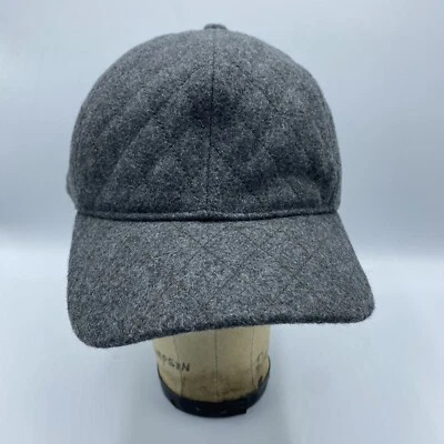 Gorra Madewell gris acolchada mezcla de lana para mujer con correa trasera talla única ajustable Foto 1 de 4