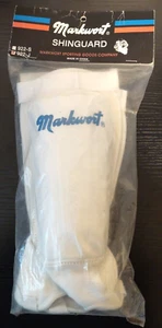 Markwort 922-J New White Youth Athletic Soccer Shin Guards Pads Soccer Shinguard - Picture 1 of 7