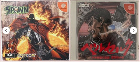 Berserk & SPAWN In The Demon's Hand Complete Set SEGA Dreamcast DC JP Ver.