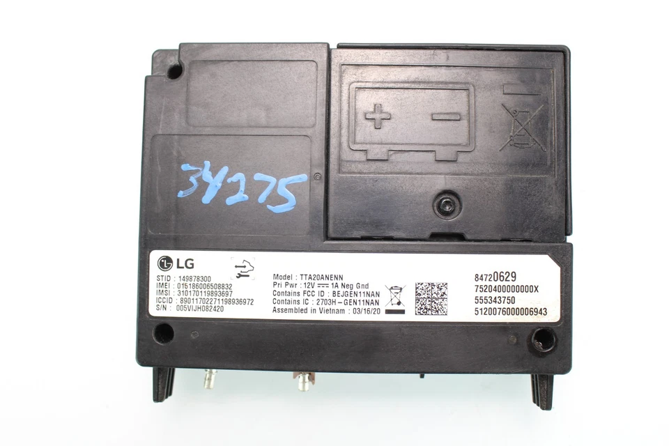 Chevrolet Camaro Onstar 2019-2020 módulo de control de comunicación OEM, 84720629 Foto 1 de 4