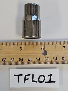 Vintage Craftsman 44229 1/2" Drive 11mm Shallow Socket 12 Point Inverted G USA  - Picture 1 of 8