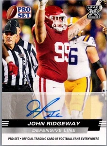 Autógrafos de radiocontrol Leaf Draft 2022 #PSA-JR3 John Ridgeway - Imagen 1 de 2