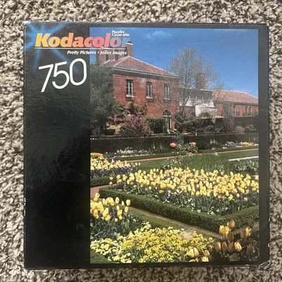 NUEVO Rompecabezas Kodacolor Kodak RoseArt 750 Piezas ~ Filoli Jardín Formal Foto 1 de 4