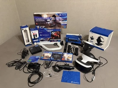 Sony PlayStation 4 PS4 VR Brille Komplettset mit kamera mit Spielen  - Bild 1 von 4