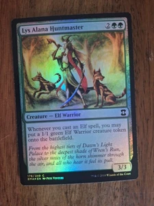 Lys Alana Huntmaster ENGLISH Foil x1 - ETERNAL MASTERS- MTG - Near Mint  - Picture 1 of 2