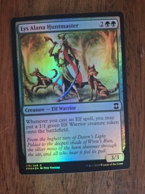 Lys Alana Huntmaster ENGLISH Foil x1 - ETERNAL MASTERS- MTG - Near Mint  - Image 1 of 2