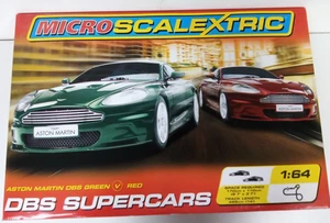 Micro Scalextric DBS Supercars 1:64 scale Boxed - Picture 1 of 22