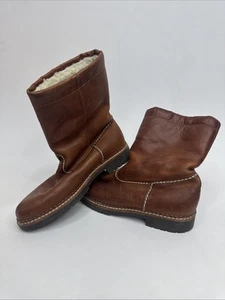 Camel Brown Men’s Boots Size 9. Made In W Germany Obermaterial Leader - Picture 1 of 7