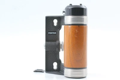 [Near MINT Late Model] PENTAX 67 II Hot Shoe Wood Grip for 6x7 67II From JAPAN - Image 1 of 4