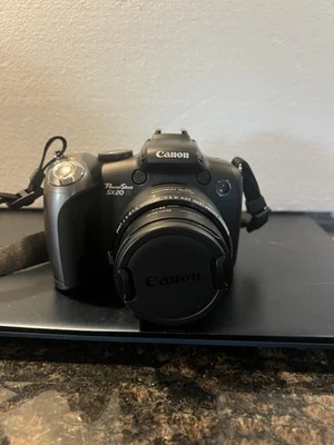 Цифровая камера Canon PowerShot SX20 IS 12,1 Мп 20-кратный зум -PC1438 - рабочая - Изображение 1 из 4