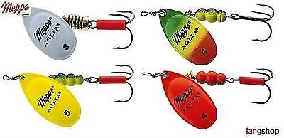 Mepps Aglia Fluo Spinner orange weiß chartreuse tiger - Bild 1 von 1