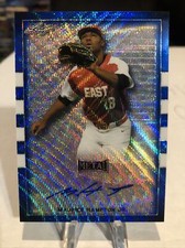 2018 Leaf Perfect Game All American Metal Blue Wave Maurice HamptonJr Auto #8/10
