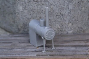 Kocioł stacjonarny z nadrukiem 3D w skali G/O/HO/N (1:22, 1:48, 1:87, 1:160) - Zdjęcie 1 z 3