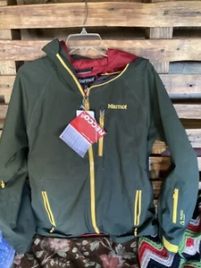 NWT Marmot Castle Peak Men's Jacket RECCON Polartec Rosin Green Mens Med. - Picture 1 of 11