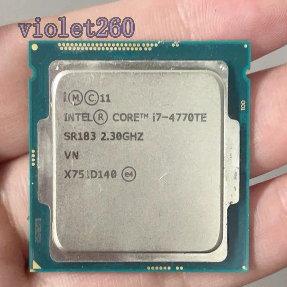 Intel Core i7-4770TE FCLGA1150 2.3GHz 4C/8T 8MB 5GT/s 45W CPU Processor - Image 1 of 1