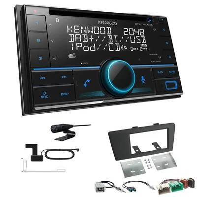 Kenwood DPX-7300DAB Autoradio Bluetooth DAB+ für Volvo V70 II 2000-2003 schwarz - Bild 1 von 4