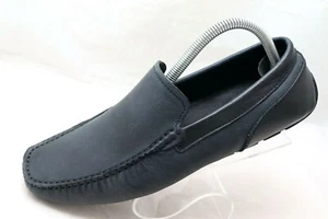 Steve Madden Jayden Mocasín Para Hombre 7.5M Azul Marino Cuero Dos Tonos Zapatos Sin Cordones - Imagen 1 de 16