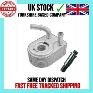 RADIATORE RADIATORE OLIO MOTORE PER FORD C-MAX II 1.6 FLEXIFUEL 2011-2019 1778546 - Foto 1 di 8