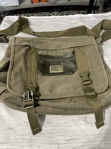 Triple Tree Umhängetasche verstellbarer Riemen Canvas Messenger Bag - Bild 1 von 5