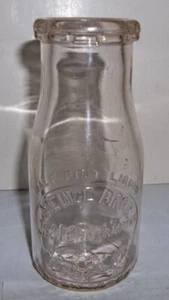Medice Bros. Gold Crest Farms Apollo PA geprägtes halbes Pint Armstrong County - Bild 1 von 3