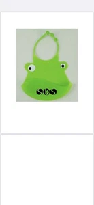 Silicone Waterproof Infant & Kids Baby Bib Washable Roll Up Food Catche-Green - Picture 1 of 1