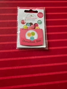 CHOCOLATE BITS SOOO CUTE 3D STICKERS - DOODLE-POPS - FREE SHIPPING - Picture 1 of 2