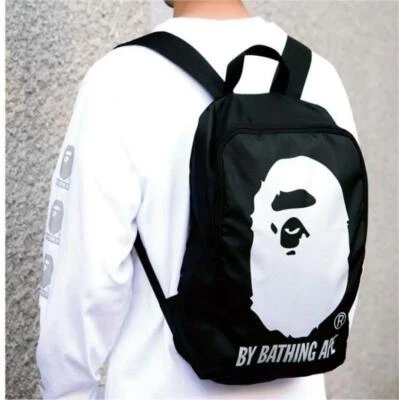 Bolso Mochila BAPE A Bathing Ape MOOK Apéndice Negro 39 x 27 x 10 cm  Foto 1 de 4