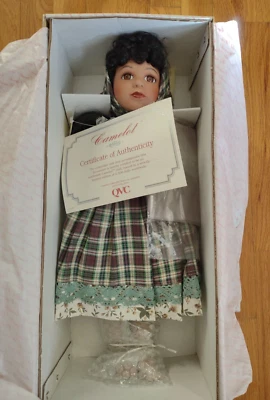 Фарфоровая кукла «Jamia» этническая афроамериканка на Camelot IOB 19» - Изображение 1 из 4