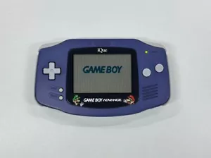 Rare Nintendo Mario Purple Indigo iQue Game Boy Advance GBA-001 US Seller - Picture 1 of 5