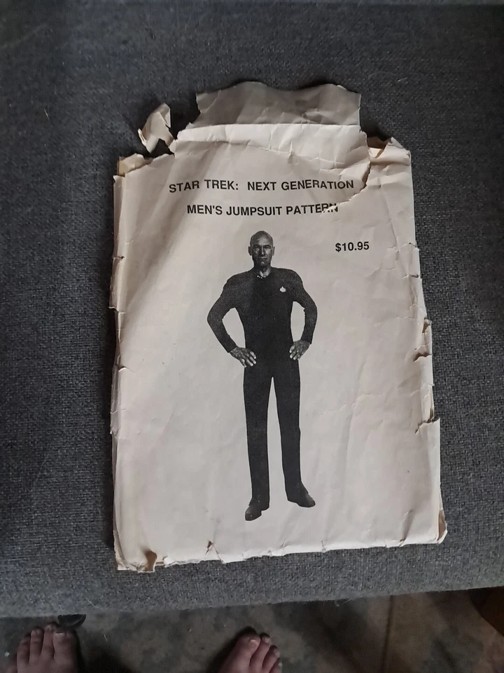 Captain Picard, Elvis, and Days of Thunder sewing patterns. never used.  - Image 1 of 4