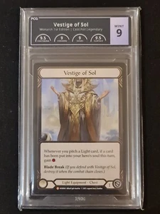 Vestige of Sol Cold Foil - Flesh and Blood - 1st Edition - MON060 (9.0 Graded) - Bild 1 von 2