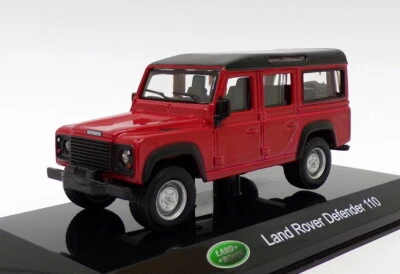 Burago 1/47 Scale 18-32060 - Land Rover Defender 110 - Red - Image 1 of 3