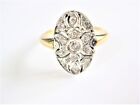 Art Deco Ring Gold 585 mit Diamanten 5 7 g