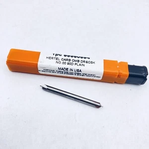 Hertel #59360594 Vollhartmetall #00 Bohrer & Senker 1/8" Durchmesser Karosserie 118 Grad - Bild 1 von 5