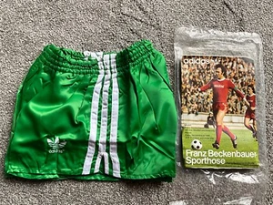 Brand New Vintage Adidas Nylon Shorts Green Glanz Sprinter Shiny - Picture 1 of 1