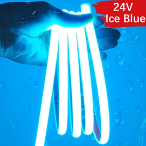 24V Waterproof IP68 COB LED Strip Lights 560LEDS/M High Density for Home Decor - Picture 1 of 9