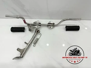 Honda SS50 CL50 CL70 CD50 Foot Peg Step Bar & Side Stand CD70 Z50 CT50 CT70 S50. - Picture 1 of 16