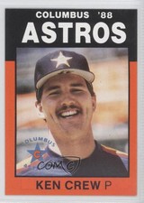 1988 Best Columbus Astros Ken Crew #6
