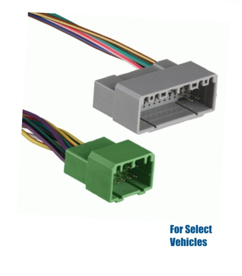 Arnés de cables de derivación amplificador de radio estéreo para automóvil para algunos Hyundai y Kia con amplificador Foto 1 de 1