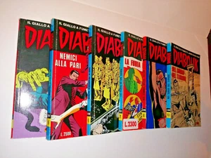 DIABOLIK Anno XXX N.7, XXXI-XXXV-XXXVI N.6, XXXIV N.8, XXXIV N.10 LOT 6 COMICS - Picture 1 of 5