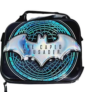 The Caped Crusader Lunch Bag Tote Insulated School Batman Work Zipper Handle  - Picture 1 of 6