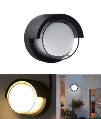 Applique da esterno e interno Lampada moderna per parete muro IP65 faretto 12W  - Immagine 1 di 4