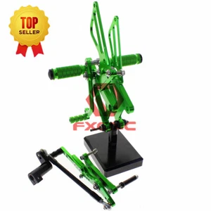 CNC Front Rearset Footpegs Footrest Pedals GP Shift For DAYTONA 675 2011-2013 - Picture 1 of 11