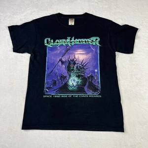 T-shirt Gloryhammer uomo taglia M Heavy Power Metal Band nera double face - Foto 1 di 6