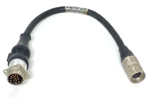 FLEX CABLE CORDSET CABLE OAL OF 19-1/2 INCHES P/N FC-CFBM4E2-CATR-E01.5 - Picture 1 of 5
