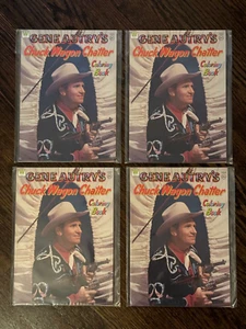 Gene Autry’s Chuck Wagon Chatter Coloring Books (4) NM/Unused 1975 - Picture 1 of 6