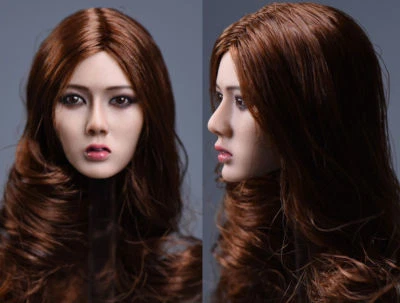 YMTOYS 1/6 Asia Girl Brown Hair PVC Head Sculpt F 12'' Female PH TBL Figure Body - Image 1 of 4