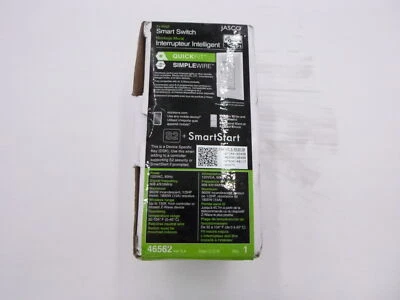 Jasco Zwave Smart Switch Interrupter Intelligent JAS46562 White - Image 1 of 3