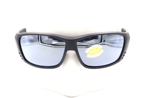 New Costa Del Mar CAT CAY Matte Black Gray/Silver Sunglasses 06S9024 90240861